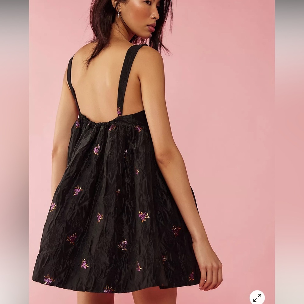 New | For Love & Lemons Sachi Mini Dress XS - Picture 2 of 5